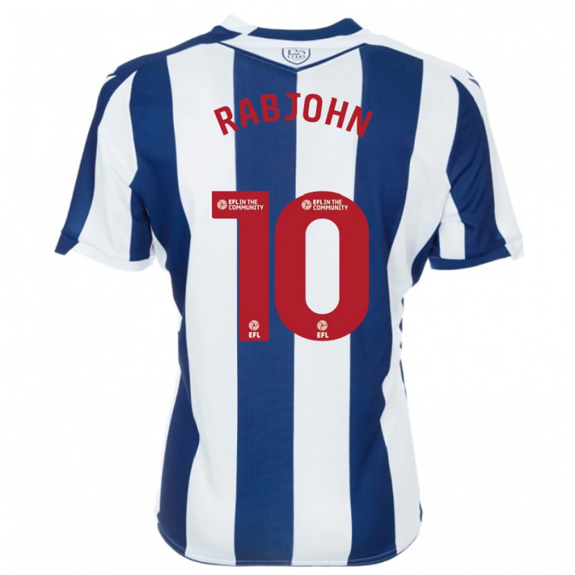 Danxen Dames Olivia Rabjohn #10 Marine Wit Thuisshirt Thuistenue 2025/26 T-Shirt België