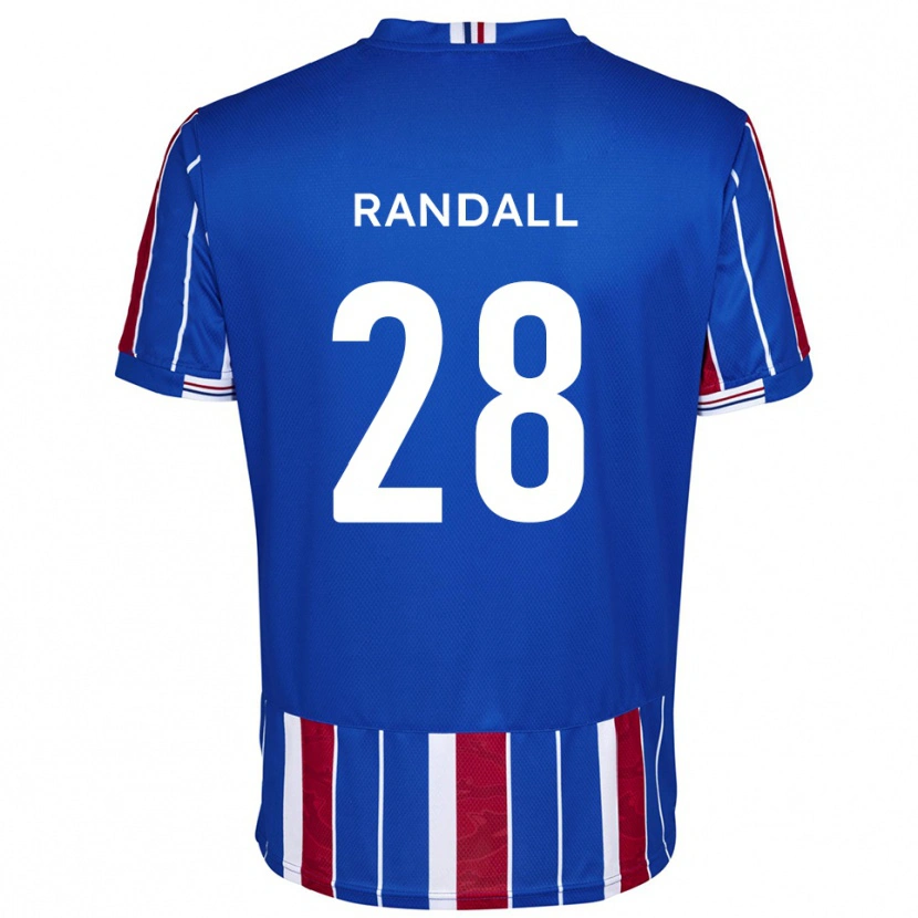 Danxen Dames Thomas Randall #28 Blauw Rood Wit Thuisshirt Thuistenue 2025/26 T-Shirt België
