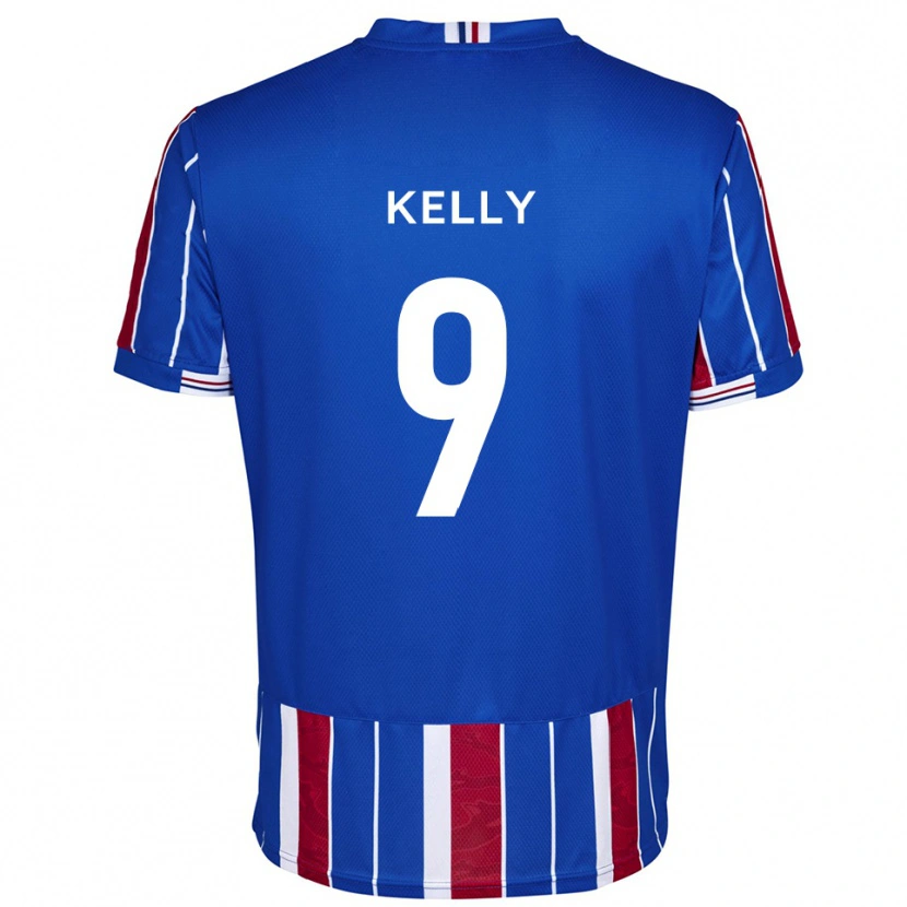 Danxen Dames Georgie Kelly #9 Blauw Rood Wit Thuisshirt Thuistenue 2025/26 T-Shirt België