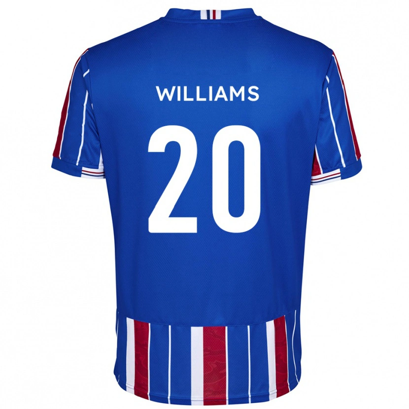 Danxen Dames Ben Williams #20 Blauw Rood Wit Thuisshirt Thuistenue 2025/26 T-Shirt België