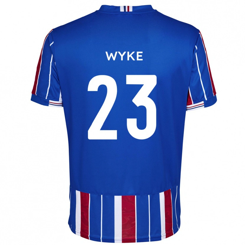Danxen Dames Charlie Wyke #23 Blauw Rood Wit Thuisshirt Thuistenue 2025/26 T-Shirt België