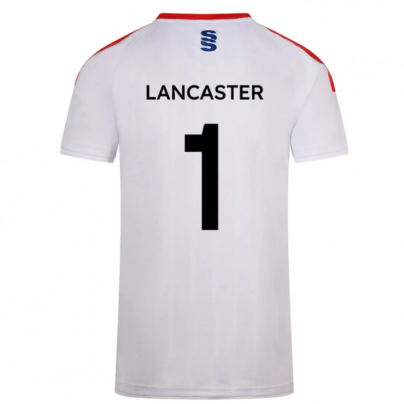 Danxen Dames Aaron Lancaster #1 Wit Marine Thuisshirt Thuistenue 2025/26 T-Shirt België