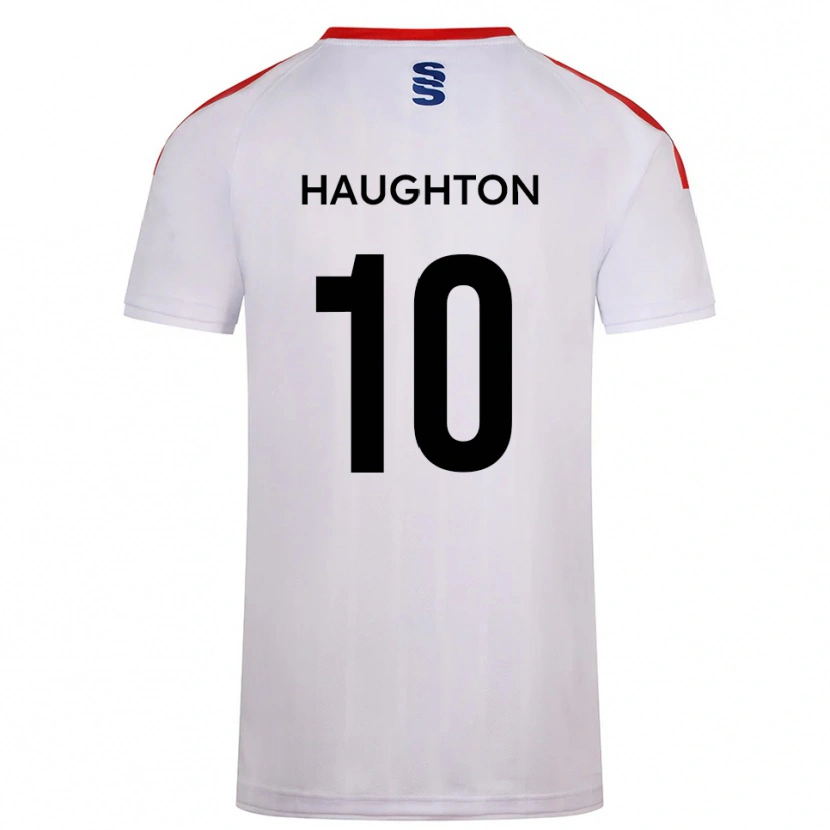 Danxen Dames Nick Haughton #10 Wit Marine Thuisshirt Thuistenue 2025/26 T-Shirt België