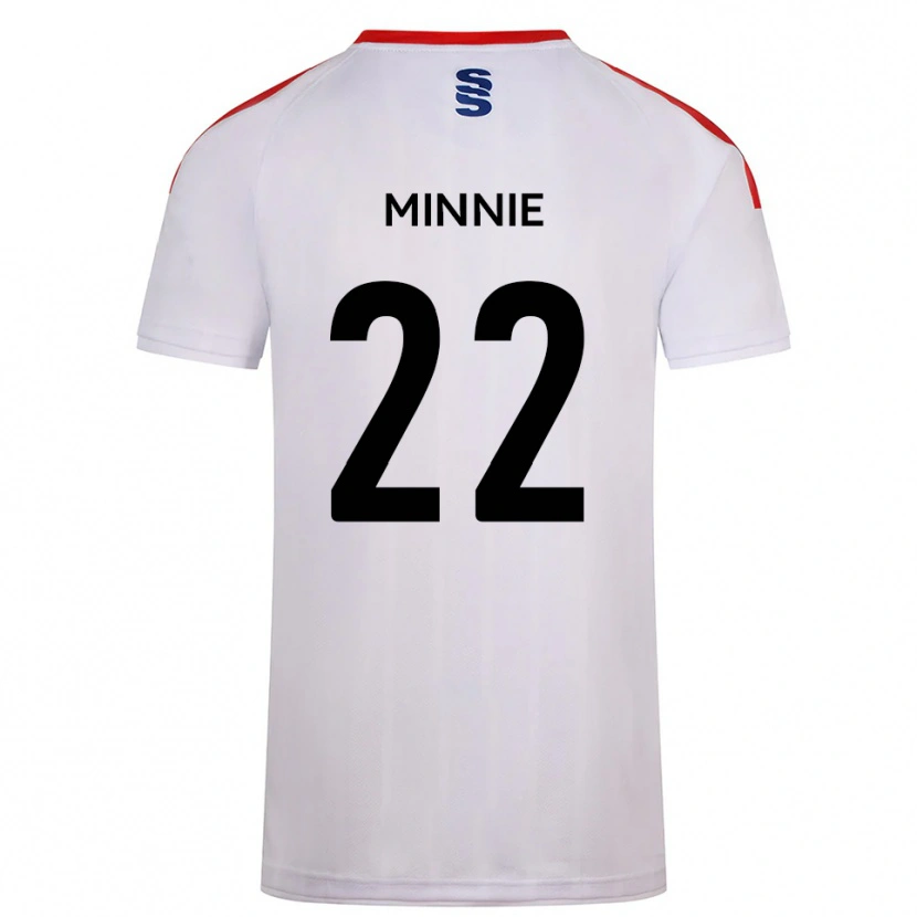 Danxen Dames Minnie Rogers #22 Wit Marine Thuisshirt Thuistenue 2025/26 T-Shirt België