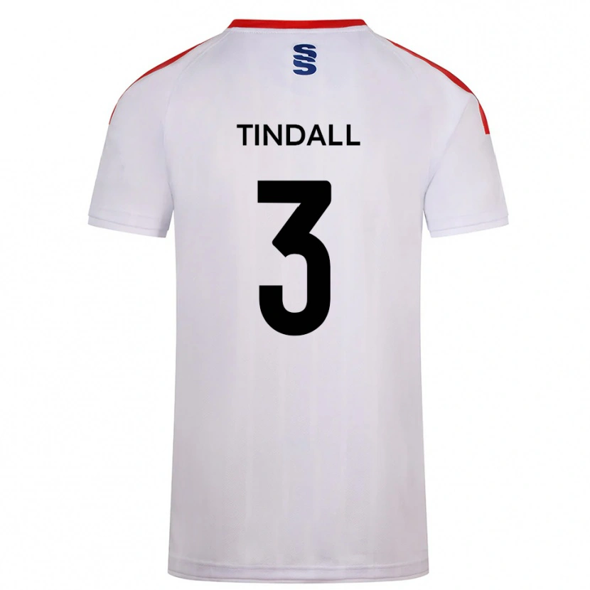 Danxen Dames Millie Tindall #3 Wit Marine Thuisshirt Thuistenue 2025/26 T-Shirt België