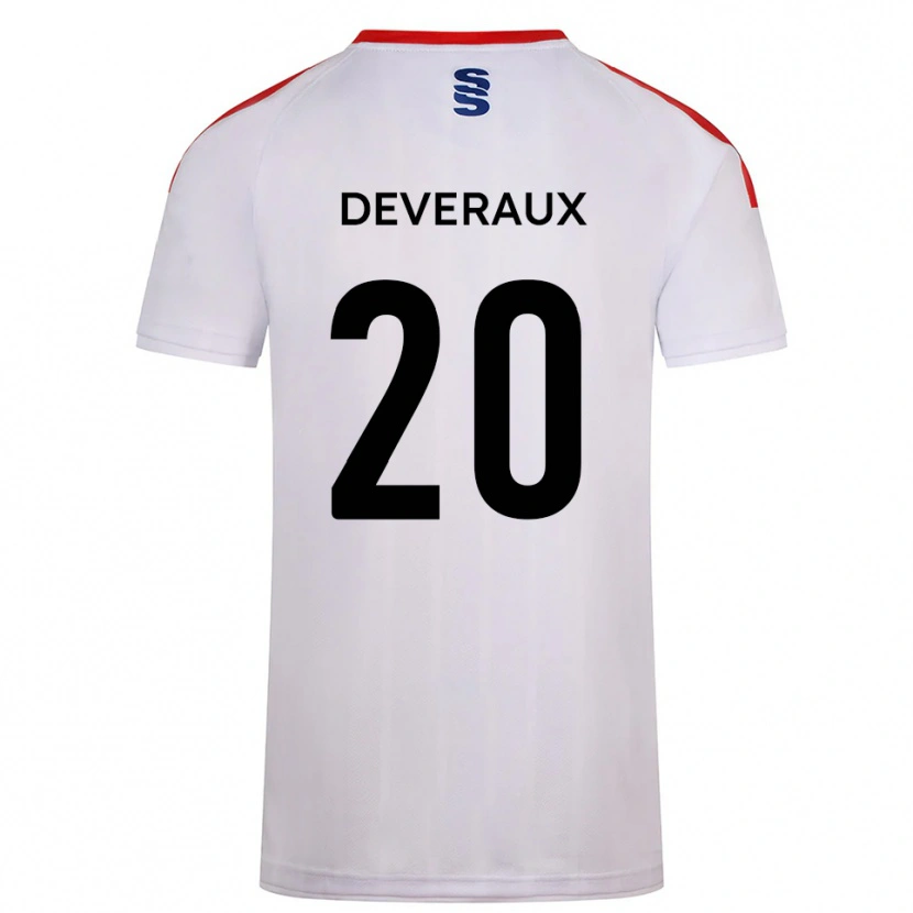 Danxen Dames Demi Deveraux #20 Wit Marine Thuisshirt Thuistenue 2025/26 T-Shirt België
