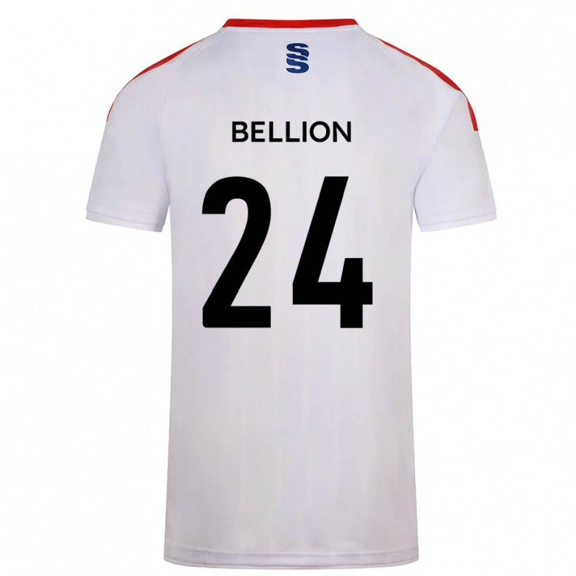Danxen Dames Daniel Bellion #24 Wit Marine Thuisshirt Thuistenue 2025/26 T-Shirt België