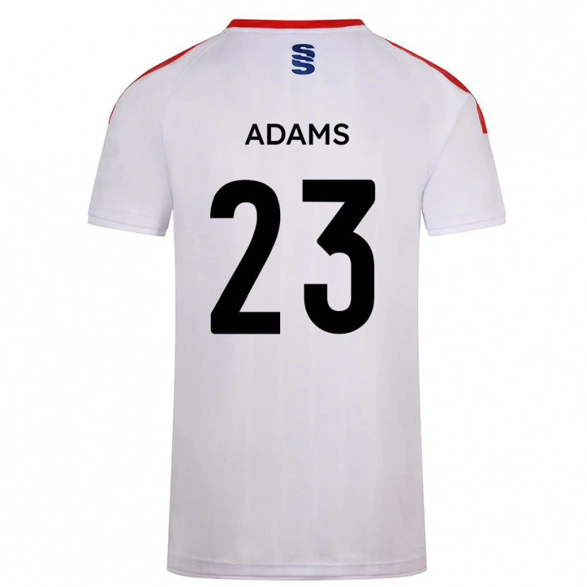 Danxen Dames Ellie Adams #23 Wit Marine Thuisshirt Thuistenue 2025/26 T-Shirt België