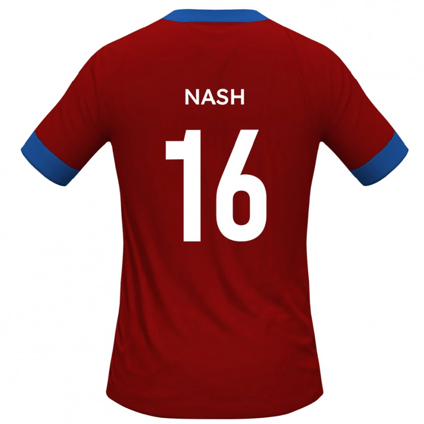 Danxen Dames Pat Nash #16 Rood Blauw Thuisshirt Thuistenue 2025/26 T-Shirt België