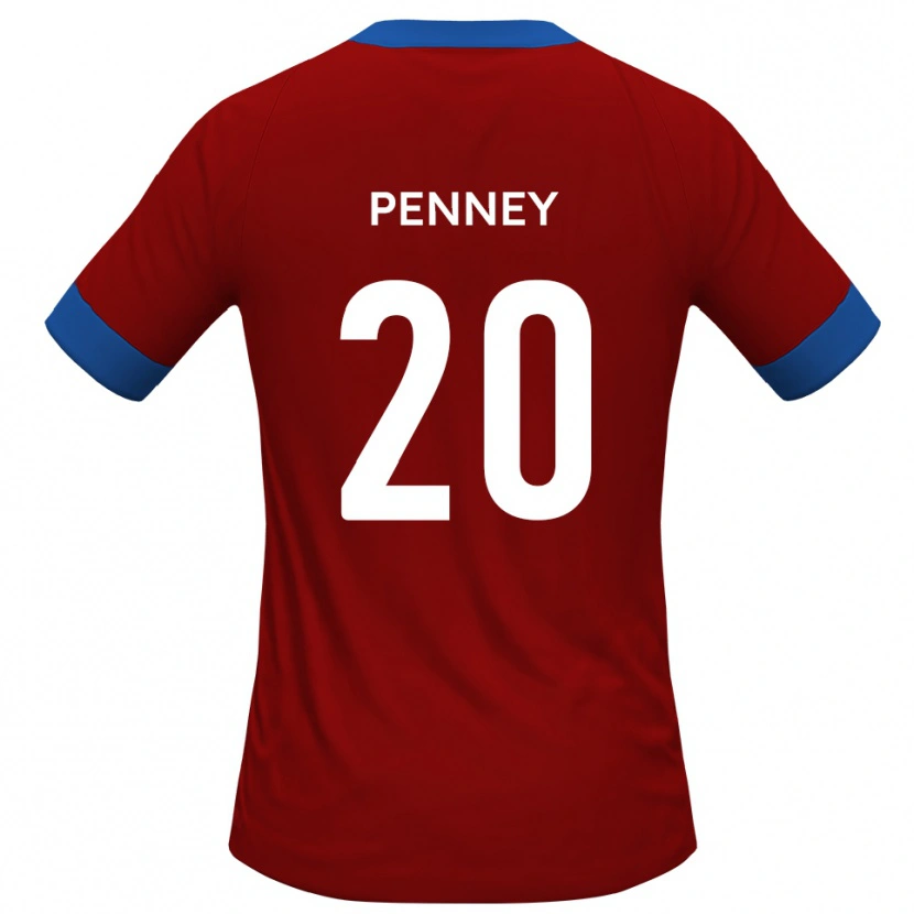 Danxen Dames Matt Penney #20 Rood Blauw Thuisshirt Thuistenue 2025/26 T-Shirt België