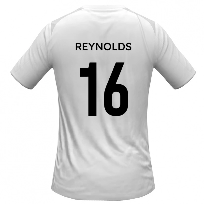 Danxen Dames Callum Reynolds #16 Wit Grijs Thuisshirt Thuistenue 2025/26 T-Shirt België