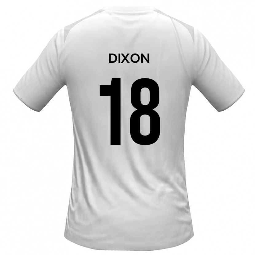 Danxen Dames Junior Dixon #18 Wit Grijs Thuisshirt Thuistenue 2025/26 T-Shirt België