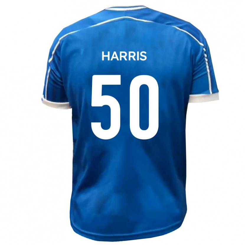 Danxen Dames Archie Harris #50 Blauw Wit Thuisshirt Thuistenue 2025/26 T-Shirt België