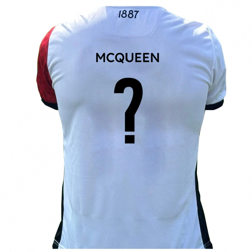 Danxen Dames Cameron Mcqueen #0 Rood Wit Thuisshirt Thuistenue 2025/26 T-Shirt België
