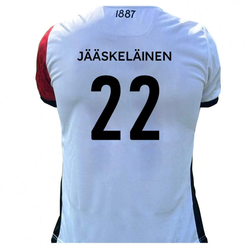 Danxen Dames Will Jääskeläinen #22 Rood Wit Thuisshirt Thuistenue 2025/26 T-Shirt België