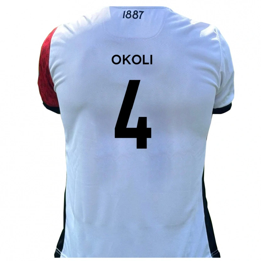 Danxen Dames Chinwike Okoli #4 Rood Wit Thuisshirt Thuistenue 2025/26 T-Shirt België