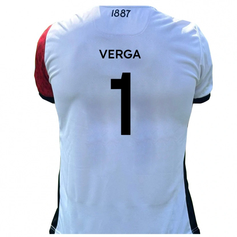 Danxen Dames Mikey Verga #1 Rood Wit Thuisshirt Thuistenue 2025/26 T-Shirt België