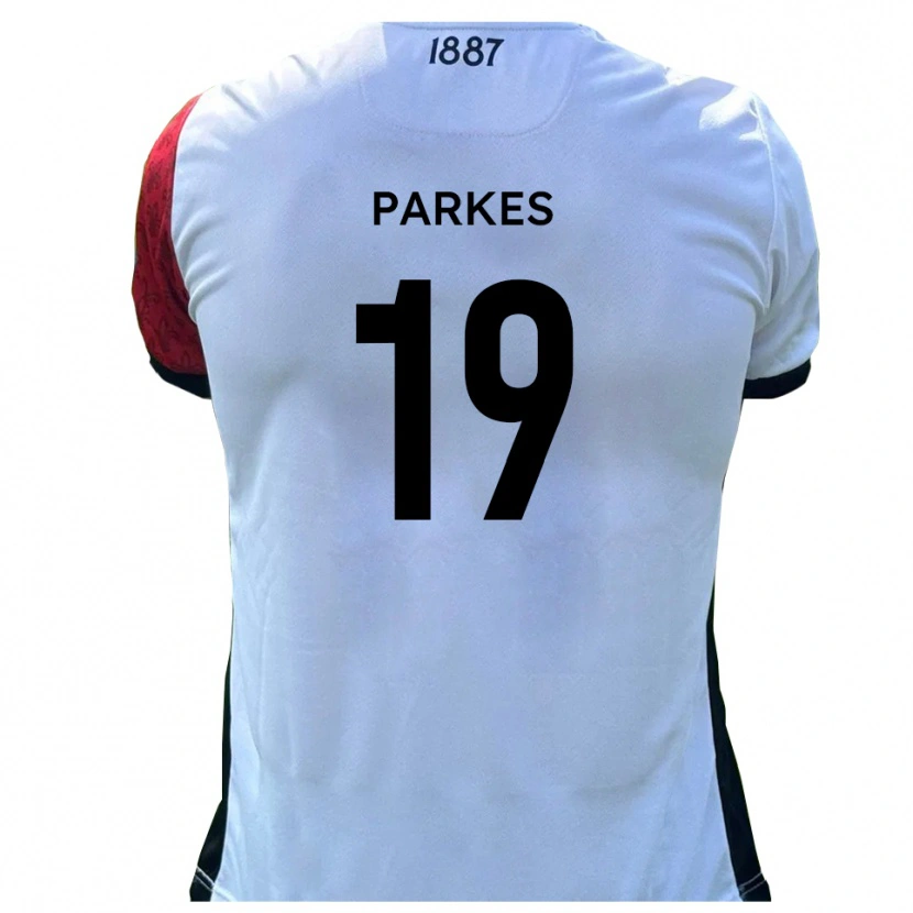Danxen Dames Sonny Parkes #19 Rood Wit Thuisshirt Thuistenue 2025/26 T-Shirt België