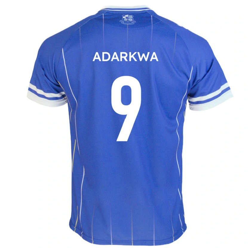 Danxen Dames Sean Adarkwa #9 Koningsblauw Thuisshirt Thuistenue 2025/26 T-Shirt België