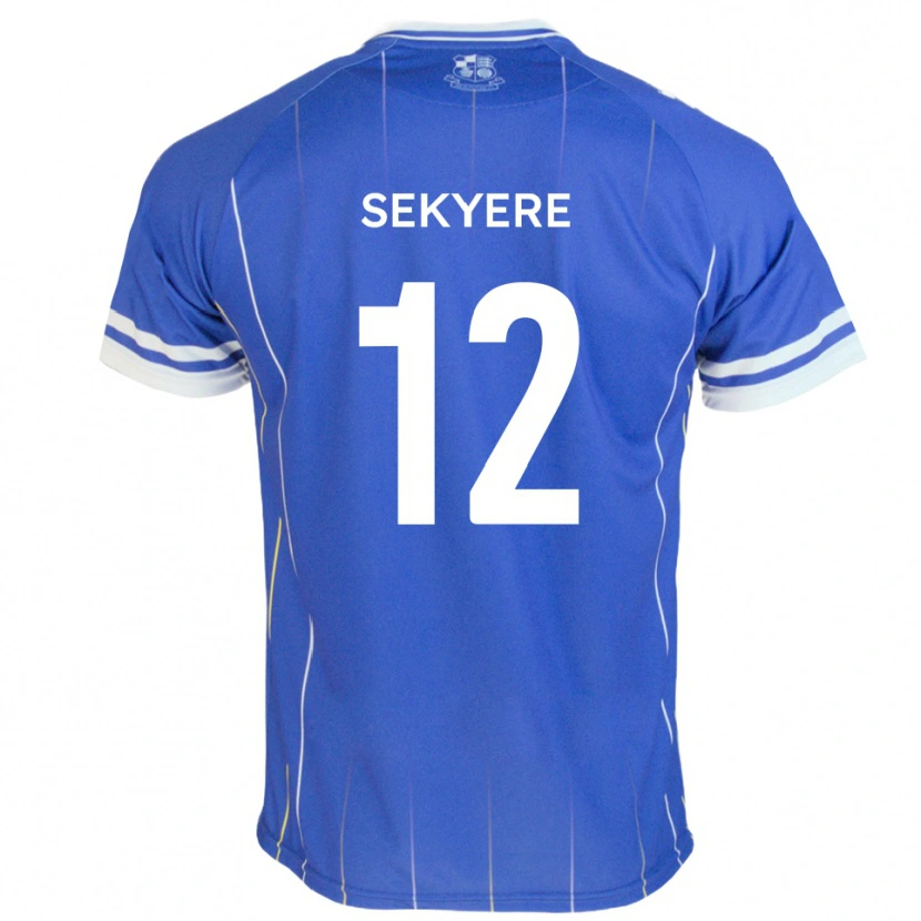 Danxen Dames Jeffrey Sekyere #12 Koningsblauw Thuisshirt Thuistenue 2025/26 T-Shirt België
