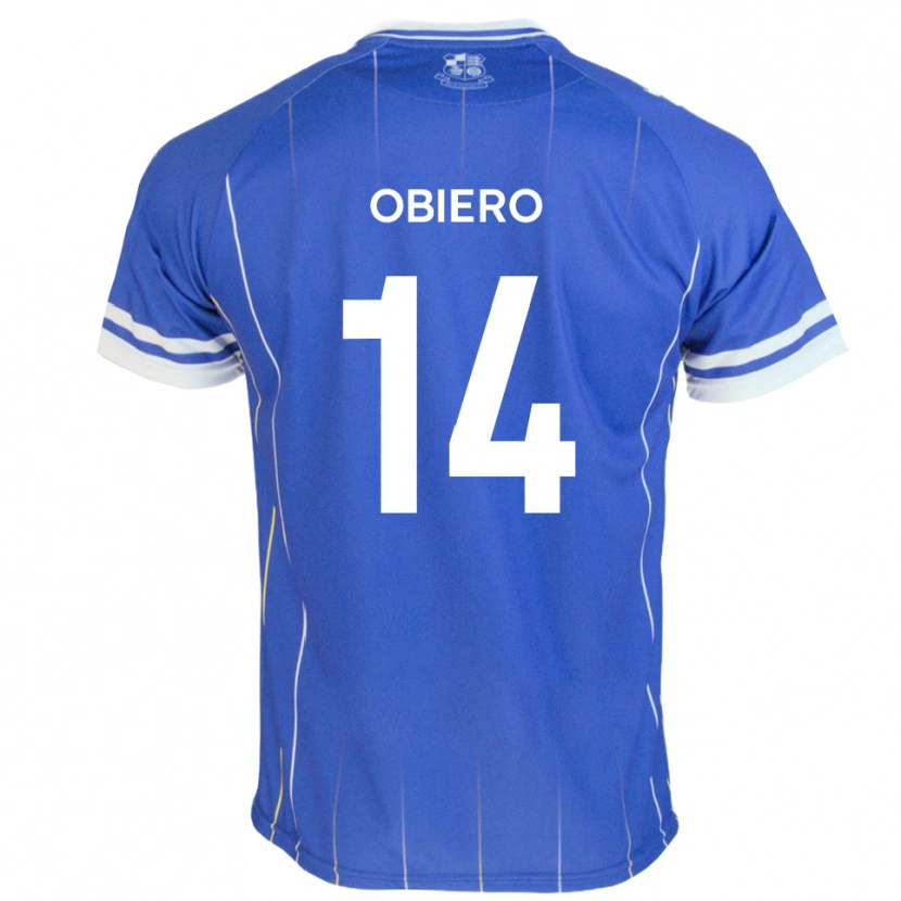 Danxen Dames Micah Obiero #14 Koningsblauw Thuisshirt Thuistenue 2025/26 T-Shirt België
