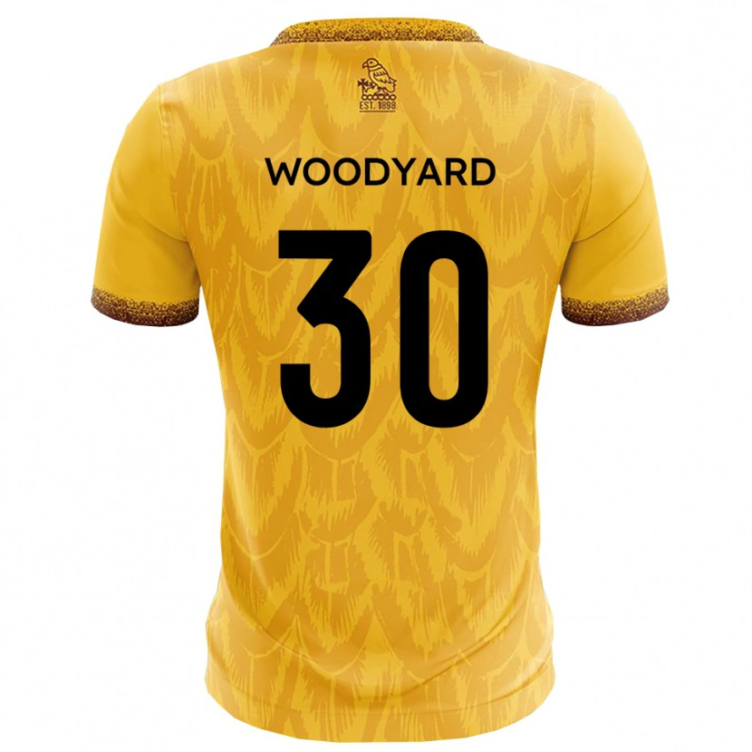 Danxen Dames Alex Woodyard #30 Geel Bruin Thuisshirt Thuistenue 2025/26 T-Shirt België