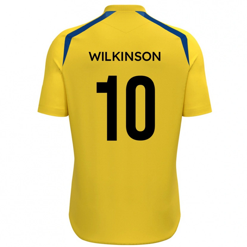 Danxen Dames Conor Wilkinson #10 Geel Blauw Thuisshirt Thuistenue 2025/26 T-Shirt België