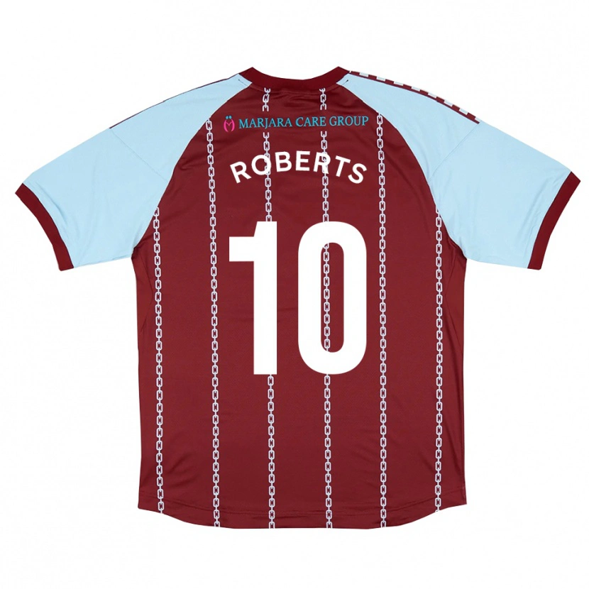 Danxen Dames Callum Roberts #10 Hemelsblauw Roest Rood Thuisshirt Thuistenue 2025/26 T-Shirt België