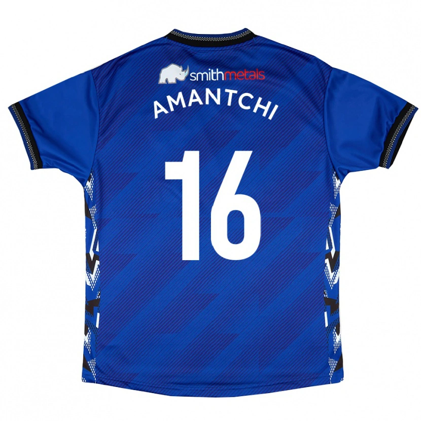 Danxen Dames Levi Amantchi #16 Blauw Wit Thuisshirt Thuistenue 2025/26 T-Shirt België