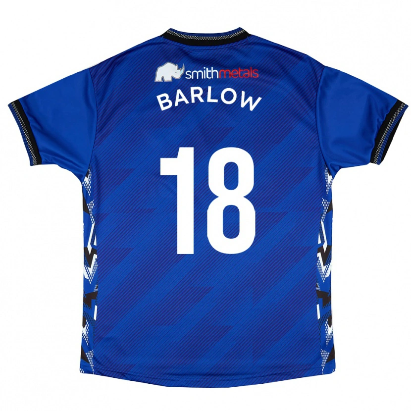 Danxen Dames Aidan Barlow #18 Blauw Wit Thuisshirt Thuistenue 2025/26 T-Shirt België
