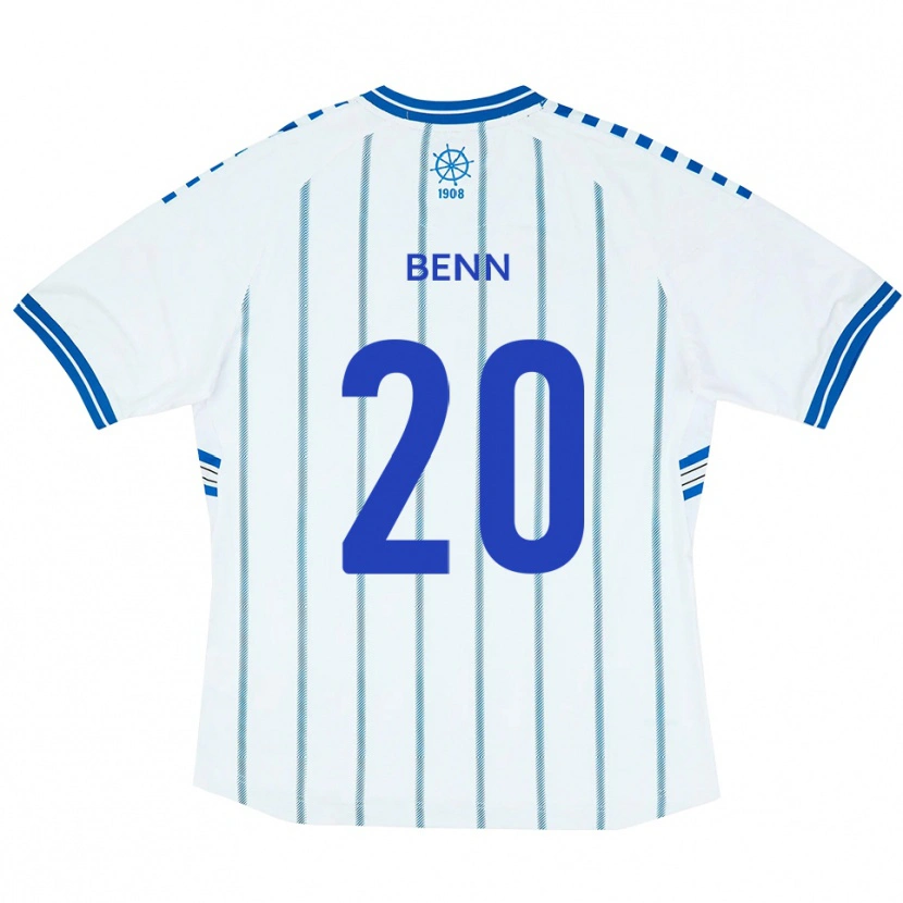 Danxen Dames Jay Benn #20 Wit Blauw Thuisshirt Thuistenue 2025/26 T-Shirt België