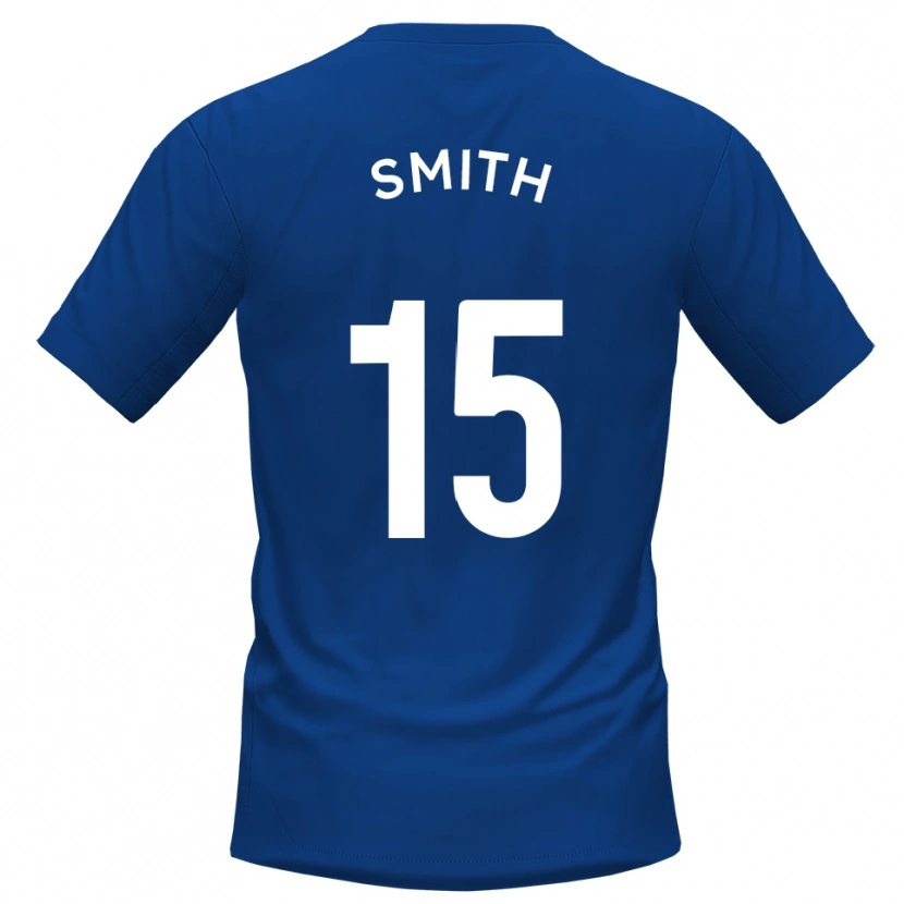 Danxen Dames Will Smith #15 Blauw Wit Thuisshirt Thuistenue 2025/26 T-Shirt België