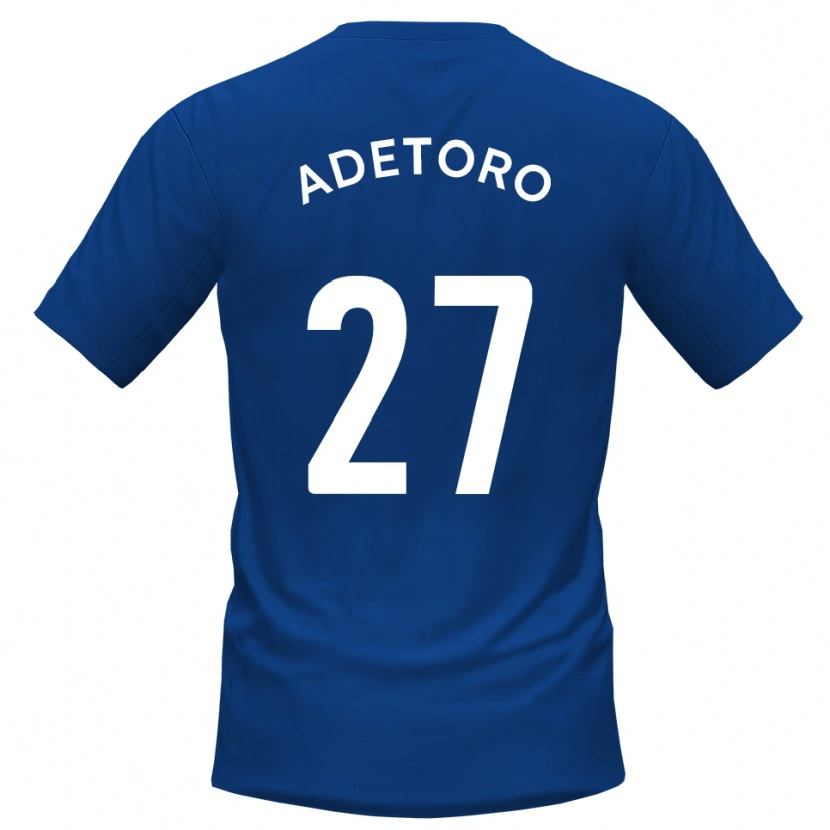 Danxen Dames Adam Alimi-Adetoro #27 Blauw Wit Thuisshirt Thuistenue 2025/26 T-Shirt België
