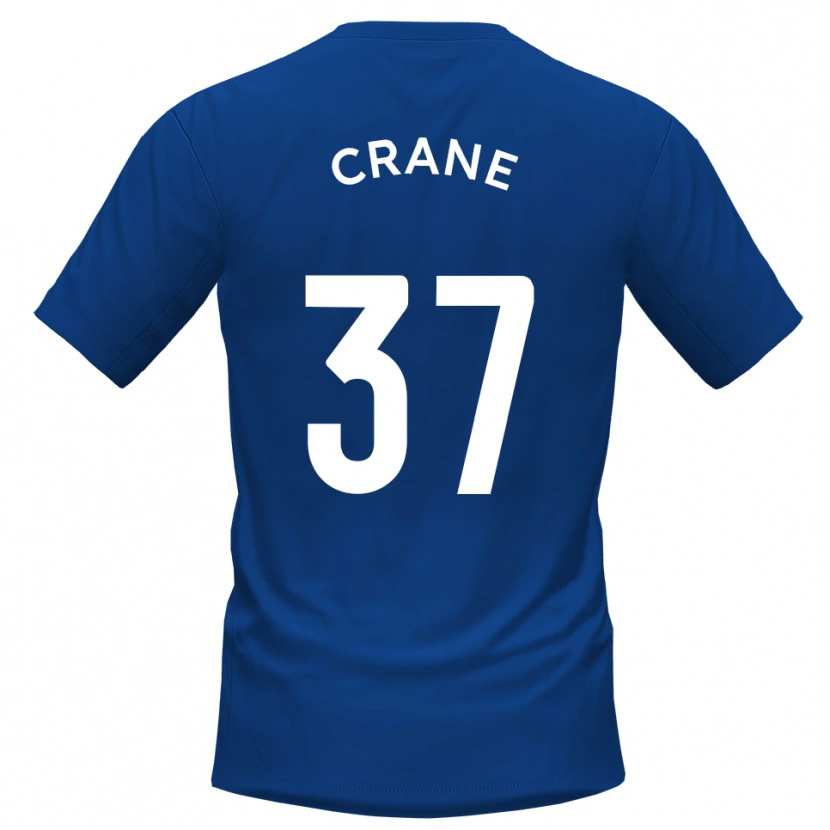 Danxen Dames Nick Crane #37 Blauw Wit Thuisshirt Thuistenue 2025/26 T-Shirt België