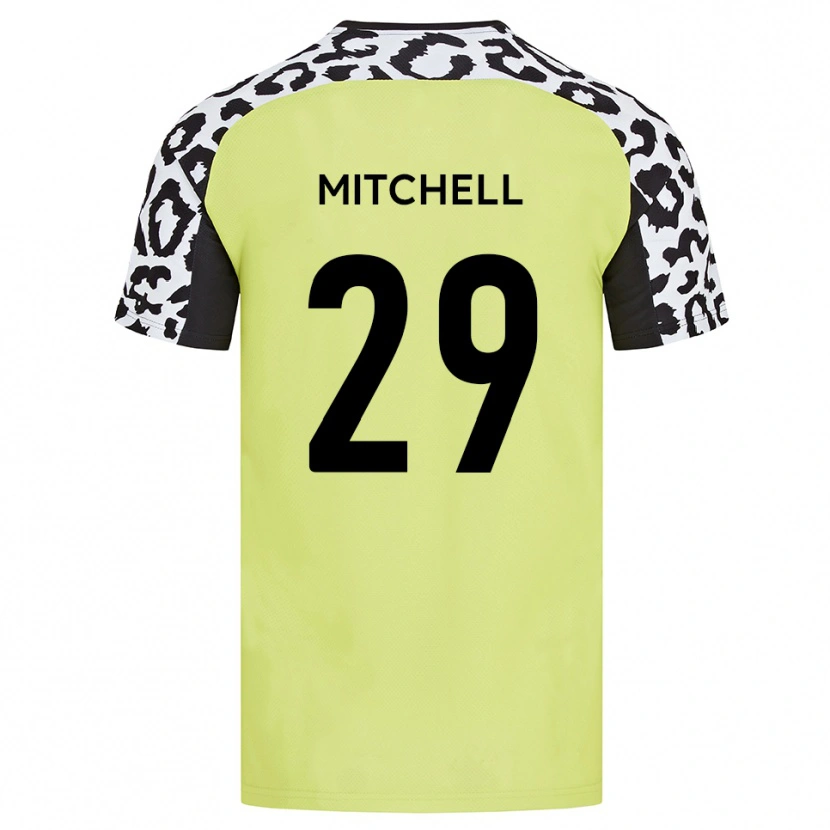 Danxen Dames Kairo Mitchell #29 Fluorescerend Geel Thuisshirt Thuistenue 2025/26 T-Shirt België