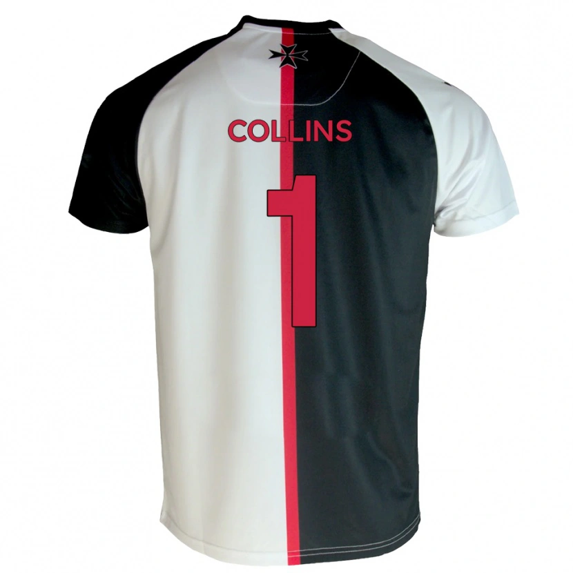 Danxen Dames Harvey Collins #1 Wit Zwart Thuisshirt Thuistenue 2025/26 T-Shirt België