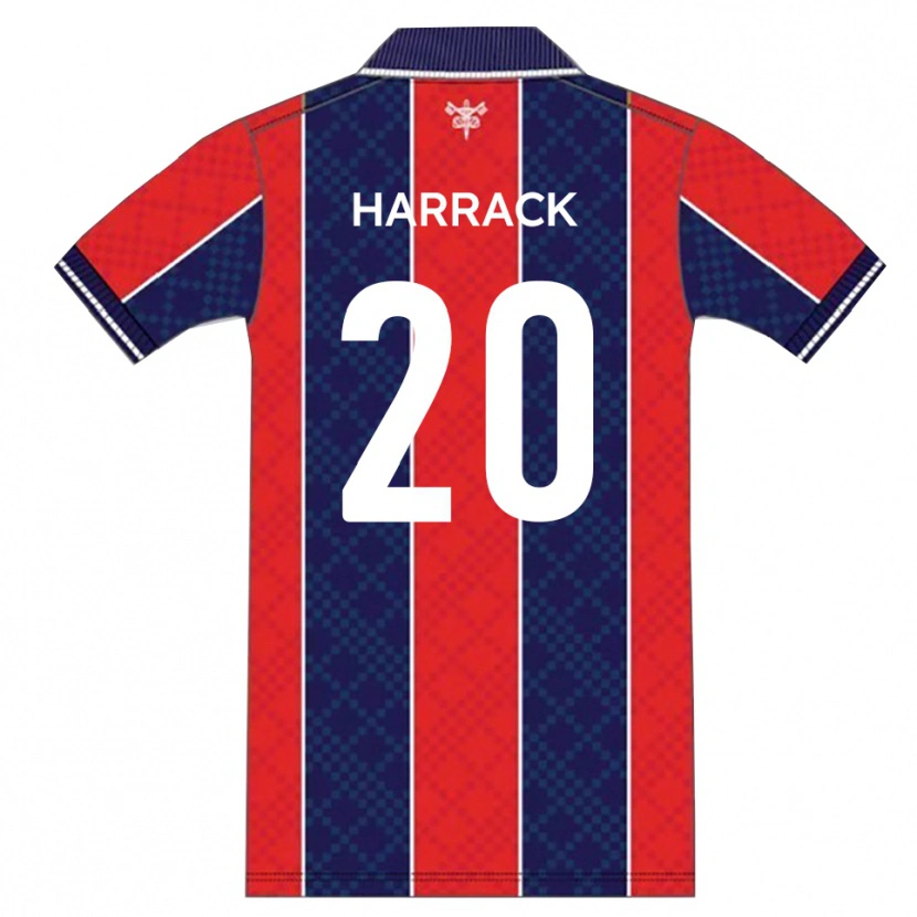 Danxen Dames Kayden Harrack #20 Rood Marine Thuisshirt Thuistenue 2025/26 T-Shirt België