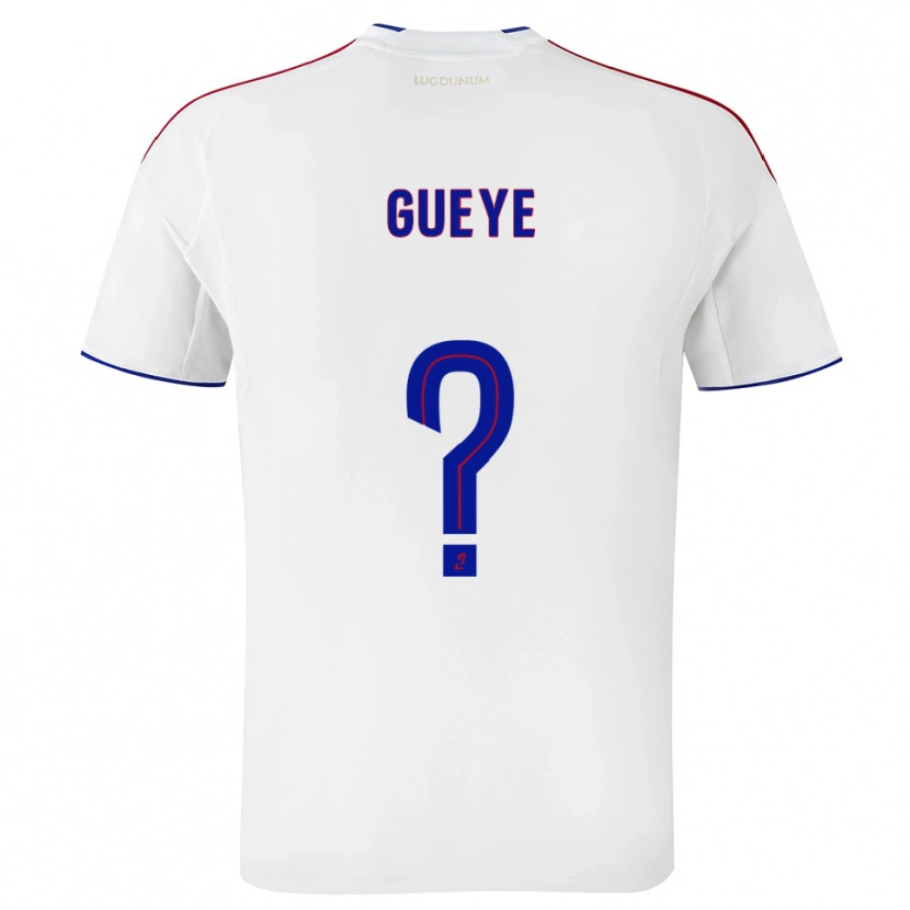 Danxen Dames Thiema Gueye #0 Wit Rood Thuisshirt Thuistenue 2025/26 T-Shirt België