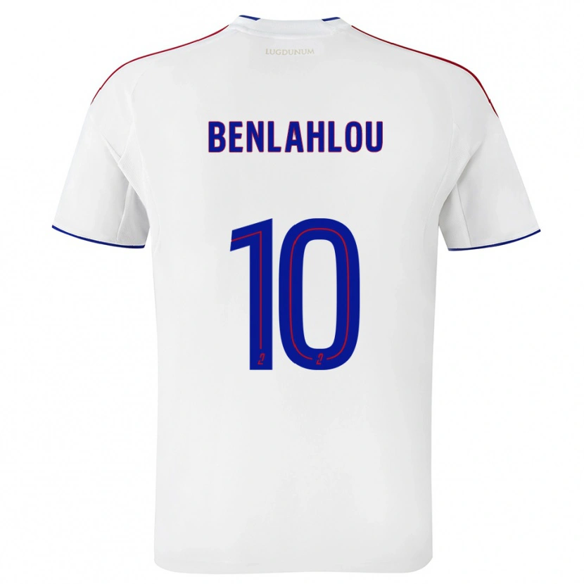 Danxen Dames Daryll Benlahlou #10 Wit Rood Thuisshirt Thuistenue 2025/26 T-Shirt België
