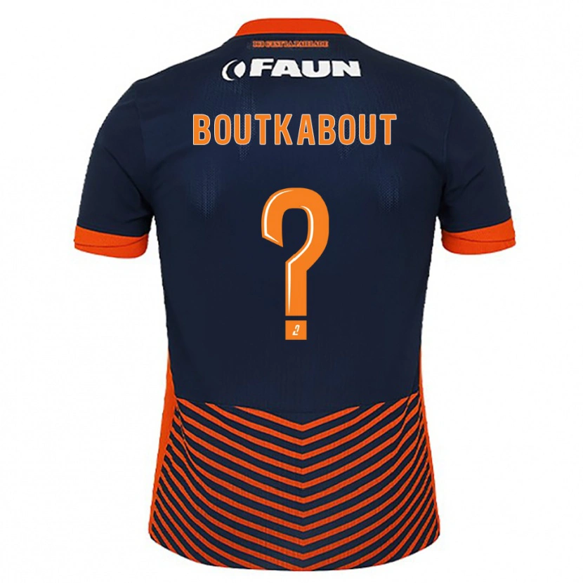 Danxen Dames Amir Boutkabout #0 Middernachtblauw Oranje Thuisshirt Thuistenue 2025/26 T-Shirt België