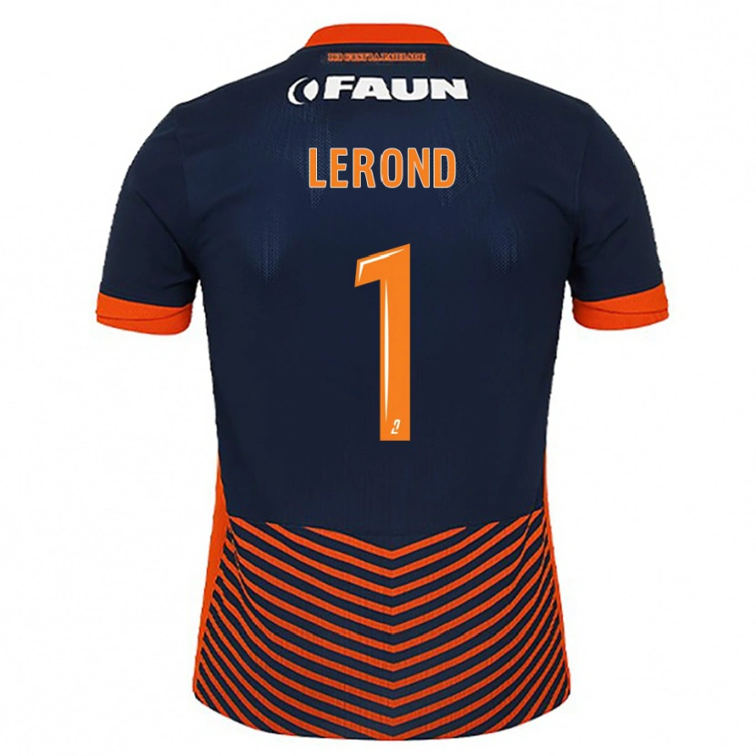 Danxen Dames Justine Lerond #1 Middernachtblauw Oranje Thuisshirt Thuistenue 2025/26 T-Shirt België