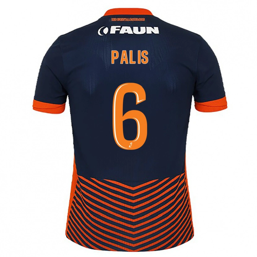 Danxen Dames Ella Palis #6 Middernachtblauw Oranje Thuisshirt Thuistenue 2025/26 T-Shirt België
