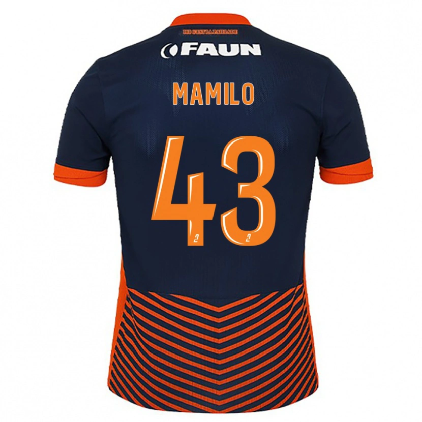 Danxen Dames Craig Mamilo #43 Middernachtblauw Oranje Thuisshirt Thuistenue 2025/26 T-Shirt België