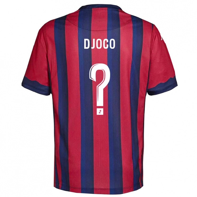 Danxen Dames Ouparine Djoco #0 Bourgondisch Marine Thuisshirt Thuistenue 2025/26 T-Shirt België