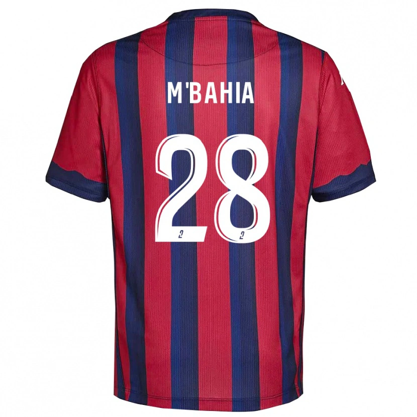 Danxen Dames Ivan M'bahia #28 Bourgondisch Marine Thuisshirt Thuistenue 2025/26 T-Shirt België