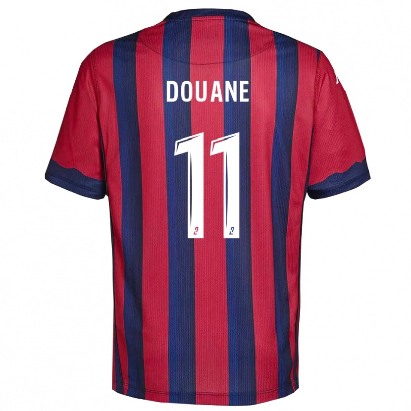 Danxen Dames Maïdine Douane #11 Bourgondisch Marine Thuisshirt Thuistenue 2025/26 T-Shirt België