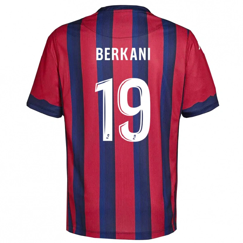 Danxen Dames Stan Berkani #19 Bourgondisch Marine Thuisshirt Thuistenue 2025/26 T-Shirt België