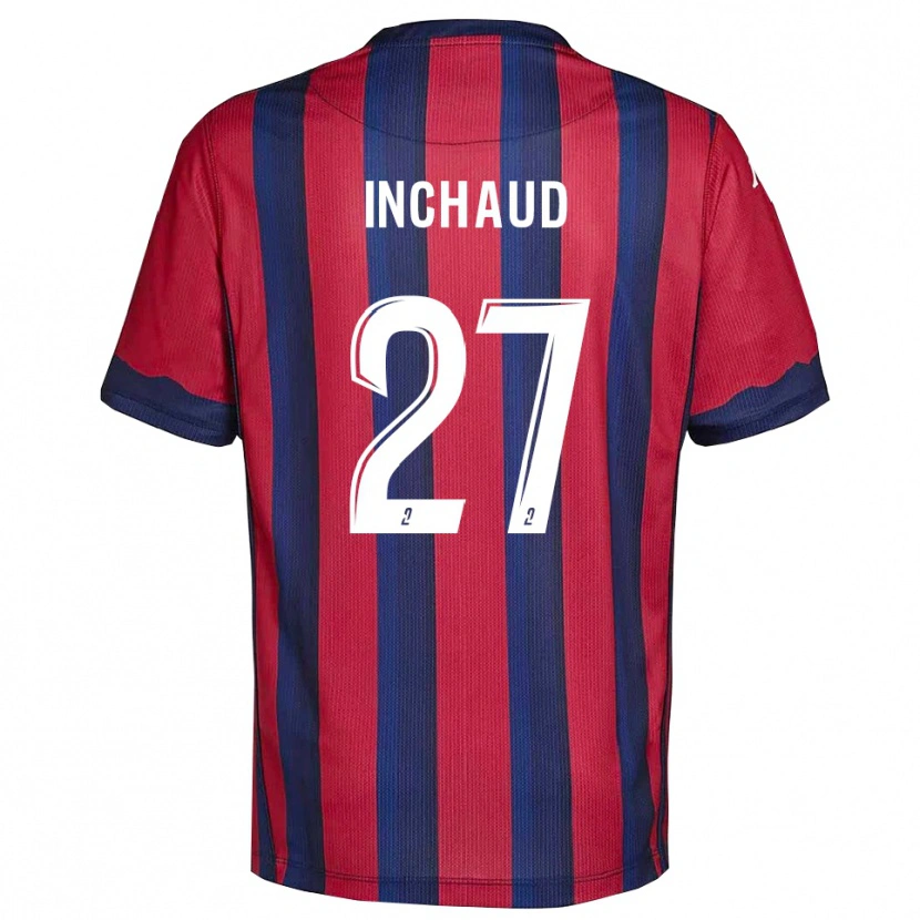 Danxen Dames Marks Inchaud #27 Bourgondisch Marine Thuisshirt Thuistenue 2025/26 T-Shirt België