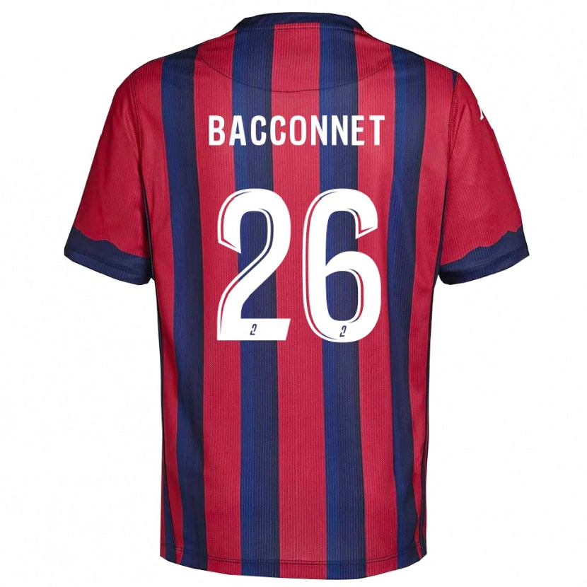 Danxen Dames Marylou Bacconnet #26 Bourgondisch Marine Thuisshirt Thuistenue 2025/26 T-Shirt België