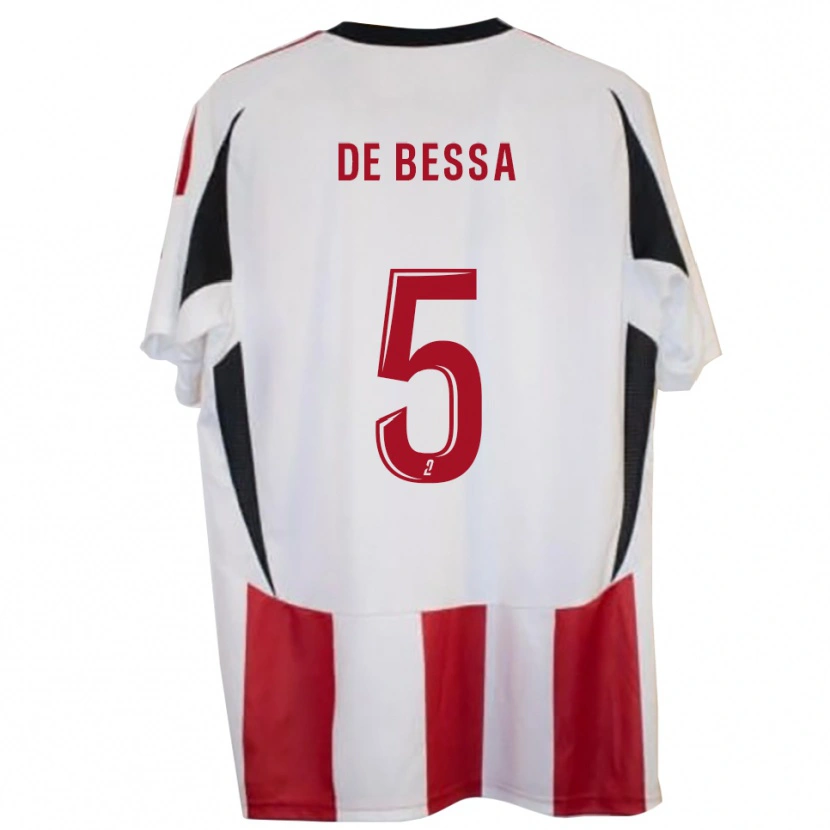 Danxen Dames Jérémy De Bessa #5 Rood Blauw Thuisshirt Thuistenue 2025/26 T-Shirt België